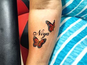 Butterfly Tattoo by Best Tattoo Artist in Goa