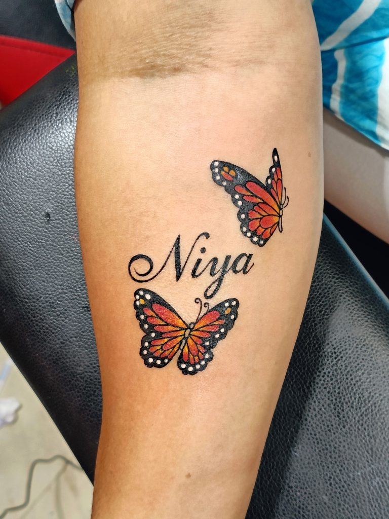 Butterfly Tattoo by Best Tattoo Artist in Goa